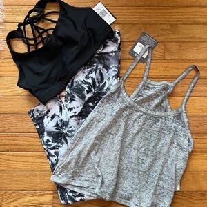 Workout/Athletic/Fitness 3-Piece Set